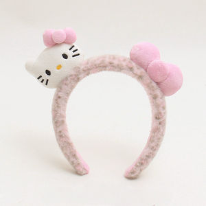 Cute Cat Leopard Print <strong>Headband</strong> Wide Hair Hoop Cartoon Hair Accessories for Washing Face and Taking Photos - Product Image 2