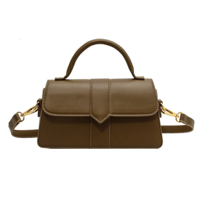 Sac à bandoulière en PU pour femme, design de mode de niche, texture moderne et simple, style ethnique, fermeture à boucle, petit format <span class=keywords><strong>carré</strong></span>, idéal pour le bureau, collection 2026 - Product Image 1