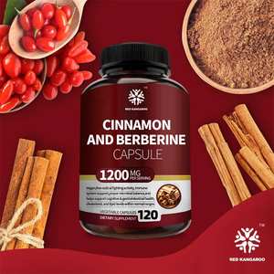 植物性有機ベジタリアンシナモンベルベリン樹皮カプセル微生物バランスサポート認知消化器健康大人 - Product Image 4