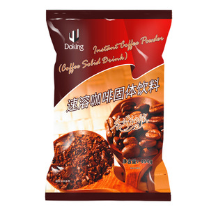 Poudre de <span class=keywords><strong>café</strong></span> instantané OEM Dunhuang 454g, saveur originale Latte, <span class=keywords><strong>café</strong></span> américain, poudre de <span class=keywords><strong>café</strong></span> instantané pour les salons de thé, usage commercial - Product Image 1