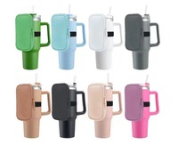 Gobelet isotherme Watersy 40oz 30oz à double paroi avec pochette en tissu, bouteille d'eau de voyage pour cartes, clés, téléphone