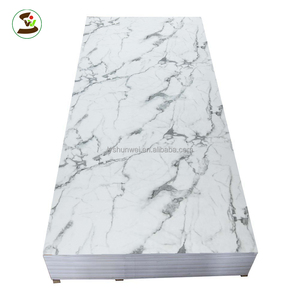 Освещение ПВХ мраморный лист высокий глянцевый УФ мраморный лист мрамор Альтернативная УФ-доска - Product Image 3