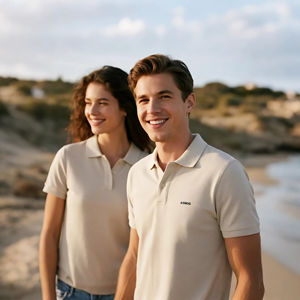 قميص بولو رجالي عالي الجودة مريح بشعار مخصص، تطريز للملابس الكاجوال، نمط حريري للجنسين، قميص جولف - Product Image 4