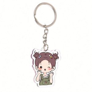 Design Custom Acrylic Charm <b>Rainbow</b> Holographic Flash Transparent Acrylic Keychain Kpop Acrylic Keychain - Product Image 4