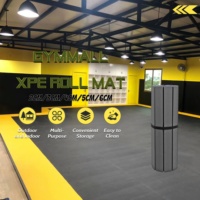 Tapis de sol enroulables pour judo, karaté, taekwondo, boxe, MMA, jiu-jitsu - Mousse XPE imperméable, tapis d'entraînement pour arts martiaux