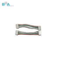 موصل JST صغير 8 سنون بخطوة 1.0 مم، أسلاك مطلية بالقصدير UL1571 28AWG بطول 48 مم و8 أسلاك للوحات الدوائر المطبوعة والإلكترونيات