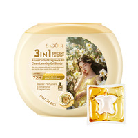 Lessive en capsules 4D nettoyante en profondeur parfumée à la freesia pour tous types de vêtements