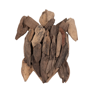 Scultura d'Arte in Legno di Recupero, Ornamento Decorativo per Casa, Ufficio, Bagno, Soggiorno, Pezzo d'Accento - Product Image 1