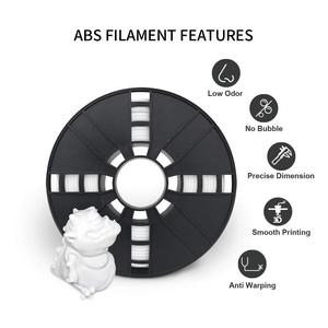 Filament ABS 3D à haute résistance pour vente directe, matériaux bruts écologiques pour l'impression 3D, adaptés à la modélisation - Product Image 6