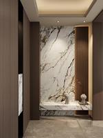 Nouveau design, panneau mural en PVC effet marbre brillant UV, imperméable, pour la décoration intérieure moderne, les salles de bain, les extérieurs et les entrepôts.