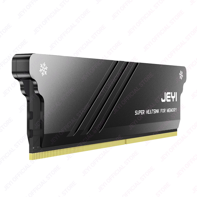 JEYI Factory's Passive RAM Cooler with Aluminum Heatsink & Thermal Pads Noise-Free DIY for DDR2-5 Desktop Memory Factory Stock