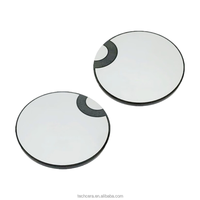 Dapat disesuaikan 4 PZT 5 piezoelektrik keramik cakram 14 mm Diameter 2.08mm ketebalan Terminal kabel konektor untuk listrik