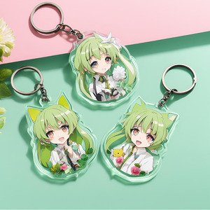 Khuyến Mại Acrylic Đồ Trang Sức Tùy Chỉnh Móc Chìa Khóa Hình Ảnh Dễ Thương Anime Sơn Kim Cương Móc Chìa Khóa Nhà Sản Xuất Giá Rẻ Tùy Chỉnh Quyến Rũ - Product Image 2