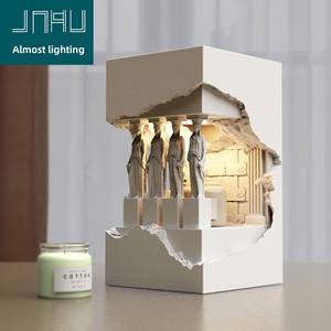 Support <span class=keywords><strong>de</strong></span> <span class=keywords><strong>bougie</strong></span> d'encens personnalisé du Temple d'Athéna, lampe murale encastrée en gypse, lampe d'ambiance à cire fondue, <span class=keywords><strong>chauffe</strong></span>-<span class=keywords><strong>bougie</strong></span> - Product Image 2