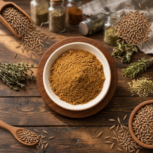 Poudre de graines de cumin séchées, épice naturelle, poudre d'herbe unique pour l'assaisonnement, la transformation alimentaire et la cuisine - Product Image 2