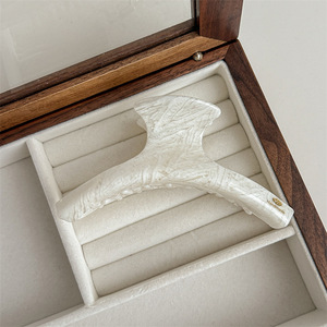 Di alta qualità di lusso Double-face Calla fiore acetato fermaglio per <span class=keywords><strong>capelli</strong></span> 3D grande 11cm <span class=keywords><strong>capelli</strong></span> artiglio squalo Clip per l - Product Image 6