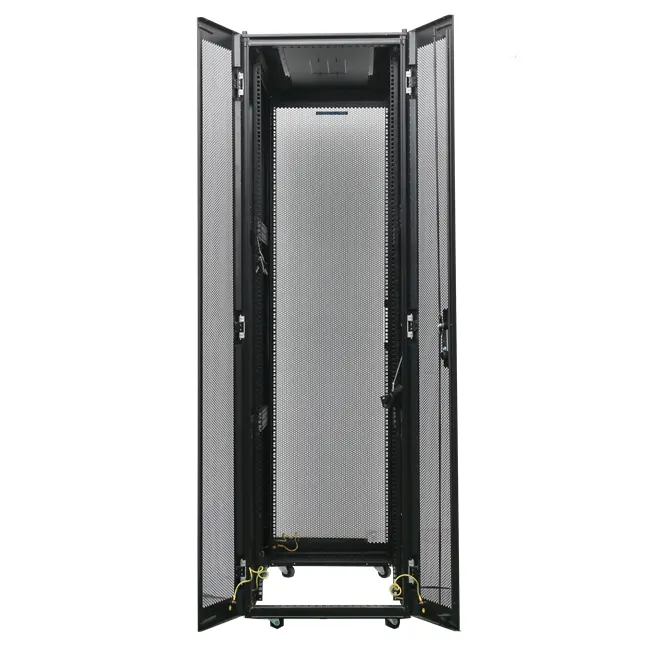 800x800 37U 1600kg payload Sixteen/Nine-folded Profile Network Cabinet with vented door