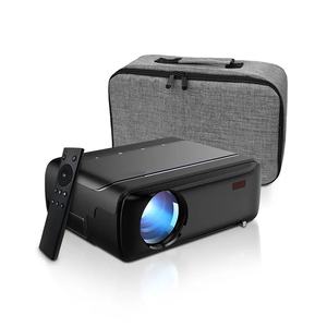 โปรเจคเตอร์อัจฉริยะ OEM รุ่นใหม่ A8S ความละเอียด 1080P 4K ระบบปฏิบัติการ Android 9.0 หน้าจอ LCD แรม 2G รองรับ WiFi แบบ Dual-Band พกพาสะดวกสำหรับโฮมเธียเตอร์ ความสว่าง <span class=keywords><strong>10000</strong></span> ลูเมน - Product Image 1