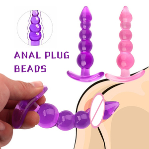 Hot Sale Silicone <strong>Butt</strong> Plug for BeginnerToys Female Masturbation <strong>Cheap</strong> Crystal Anal Beads <strong>Butt</strong> Plug Adult Anal Plug Expander - Product Image 2