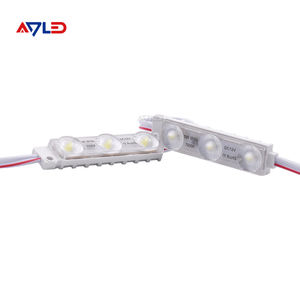 Lumières publicitaires LED d'intérieur IP68 1W 7000K, LED injectées 3 modules haute efficacité DMX 160LM/W 24V/12V, module LED pour enseignes rétroéclairées - Product Image 3