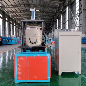 Machine entièrement automatique pour la fabrication d'embouts de gouttière demi-ronds pour l'eau de pluie, machine à fabriquer les gouttières, machines à gouttières à vendre - Product Image 5