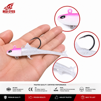 Échantillon Gratuit - Têtes Plombées en Acier Inoxydable Red Eyeds pour Appâts Souples, Pêche au Bar en Eau Douce et Salée, Matériel de Pêche Sans Skunk, Vente en Gros de Leurres