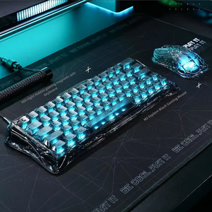 Clavier mécanique à commutateurs magnétiques GravaStar V60, boîtier transparent, rétroéclairage RVB, clavier de jeu indépendant avec circuit intégré - Product Image 4