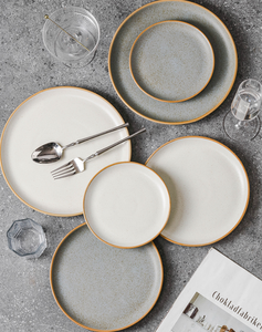 Nouvelle Assiette Décorative en Céramique de Style Rétro Moderne, Écologique et Lavable au Lave-Vaisselle, Idéale pour Hôtels et Fêtes - Product Image 6