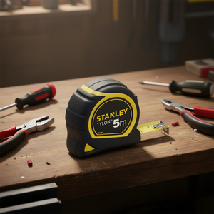 Cinta métrica Stanley Tylon de 5 m con hoja de acero para mediciones de precisión - Product Image 3