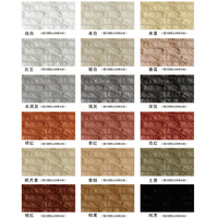 Décoration 3D moderne Panneau mural en pierre PU Léger Flexible Faux Polyuréthane Quartz Grande Dalle Extérieur pour Villas