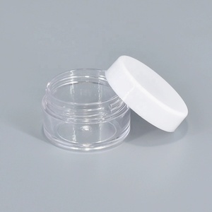 <strong>Small</strong> Round Shape Lip Mask Balm Cans Skincare <strong>Container</strong> 5g Mini <strong>clear</strong> PS Plastic Transparent Jars Cosmetic Sample Eye Cream Jar - Product Image 3