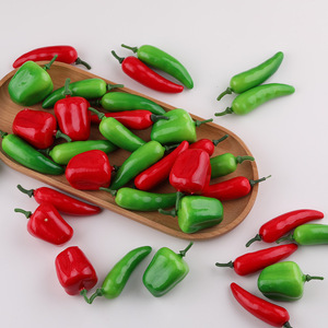 Décorations artisanales en mousse acrylique de légumes et piments simulés, taille moyenne, pour la décoration de pièces et la photographie - Product Image 3
