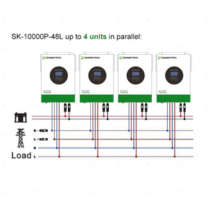 Buona qualità <span class=keywords><strong>sunway</strong></span> 10KW Off Grid inverter solare 48v off Grid pura onda sinusoidale inverter solare 10kva con Controller MPPT - Product Image 5