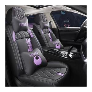 ผ้าคลุมเบาะรถยนต์ด้านหน้า5ที่นั่งหนัง PU น่ารักสำหรับ Es350ดอดจ์ขนเฟอร์ HIACE Venza C200แมลงปีกแข็ง BMW สมาร์ทวีลลู AnK3 - Product Image 5