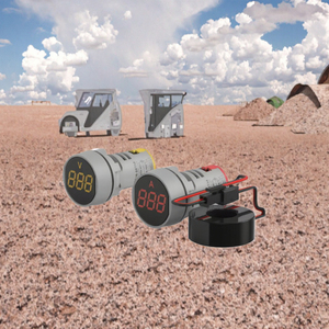 <span class=keywords><strong>Mini</strong></span> Đa-Chức năng LED Pilot đèn kỹ thuật số AD16-22CA Ampe kế chỉ số với vật liệu nhựa - Product Image 3