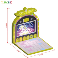 Machine interactive LED commerciale à grille de sol pour jeux de danse sur plancher vibrant, idéale pour parcs d'attractions et centres commerciaux