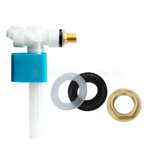 Aojiele Vanne d'admission latérale en cuivre, type à double bouton, vanne de vidange câblée, accessoires de toilettes, vis de réservoir d'eau, joint d'étanchéité - Product Image 3