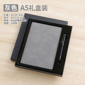 Vente en gros de carnets de journal intime A5 à couverture rigide en liège personnalisé Ensemble cadeau d'affaires - Product Image 3