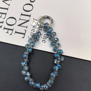 เคสโทรศัพท์มือถือแบบมีพวงกุญแจประดับคริสตัลรูปหยดน้ำ 13 สี ดีไซน์หรูหรา พร้อมสายคล้องกันลื่น อุปกรณ์ตกแต่งเครื่องประดับ - Product Image 6