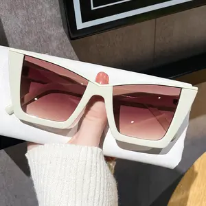 Óculos de sol uv400 simples de alta qualidade para mulheres e homens, óculos de sol de gato em ouro, novidade da moda, novidade de 2024