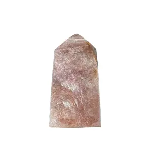 Wholesale natural crystal tower point Druze crystal tower lithium mica tower home decoration