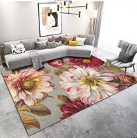Tapis de salon de luxe de haute qualité en velours cristal pour salon