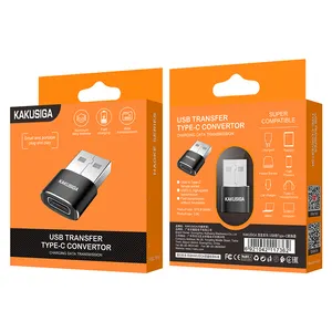 Kakesiga-convertidor USB tipo C a USB 2,0, adaptador para teléfono, venta de fábrica