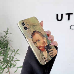 Vincent Willem Van Gogh-<span class=keywords><strong>funda</strong></span> de silicona personalizada, pintura acrílica mate, <span class=keywords><strong>oficial</strong></span>, original, para <span class=keywords><strong>iphone</strong></span> 11 y <span class=keywords><strong>12</strong></span> series - Product Image 4