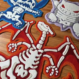 Tapis de luxe en forme de bricolage Tapis de pied touffeté doux Design de dessin animé personnalisé Tapis <span class=keywords><strong>Pok</strong></span>émon à touffeter en fil fait à la main pour la décoration intérieure - Product Image 2