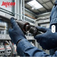 Connecteur étanche M16 à 2 broches 10A 300V à verrouillage par pression IP67, prise mâle-femelle pour systèmes de capteurs d'automatisation industrielle