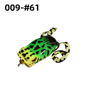 AOCLU-Jupe flottante souple en plastique de 6cm et 15g, leurre de grenouille à grande bouche - Product Image 3