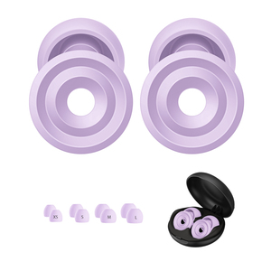 Bouchons d'oreilles pour moto, brevetés UE, réduction du bruit, protection auditive, insonorisants, anti-bruit, en silicone réutilisable, pour le sommeil - Product Image 1