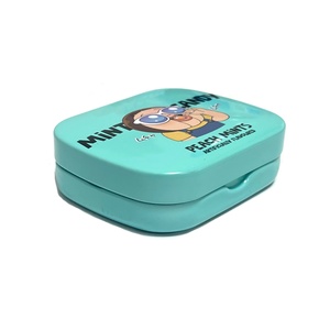 Boîte d'emballage métallique, design personnalisé, petite boîte de rangement pour bonbons et sucre, boîte en étain imprimée sur mesure - Product Image 6