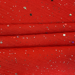 Rất Nhiều Cổ Phiếu Bán Buôn Giá 4 Cách Căng Lycrs 83% Polyester 17% Spandex Long Lanh Căng Sequin Vải - Product Image 6